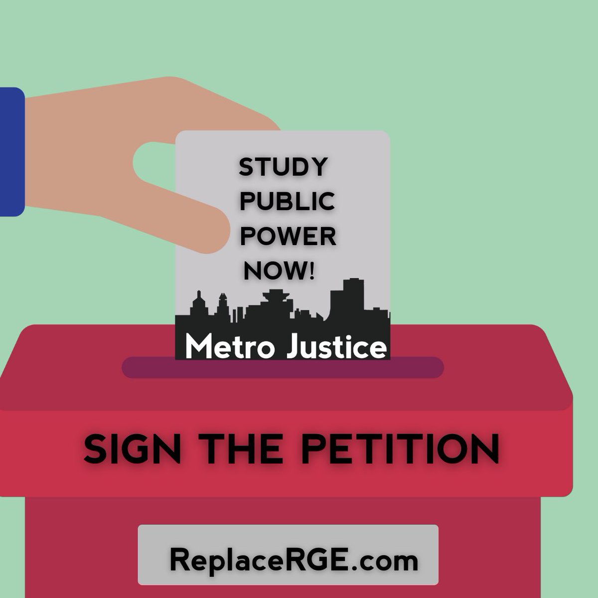 As we’re voting today, are you wondering why we’re not yet voting RG&amp;E out? Because our elected leaders are too cozy with their foreign owners who put the head of the local chamber of commerce on their board.
Angry? Sign the petition, then join the fight. #ReplaceRGE