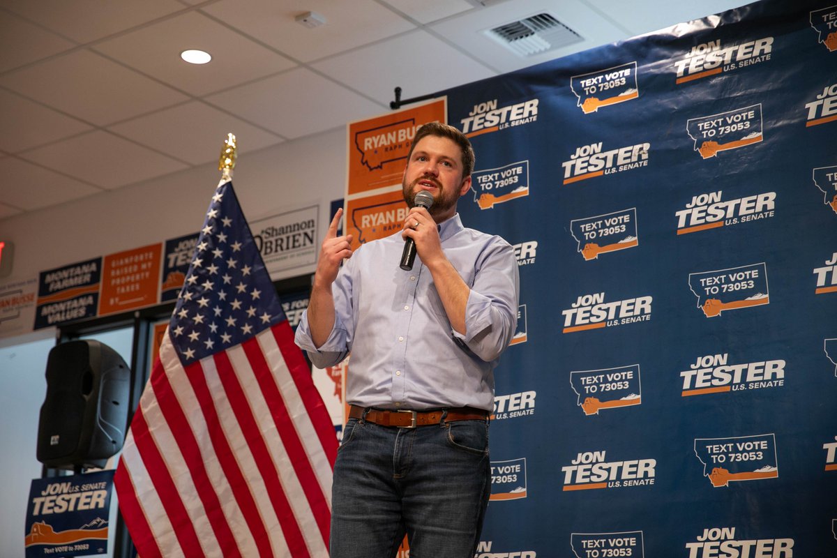 Time to GET YOUR MONTANA BACK! Vote for <a href="/ryandbusse/">Ryan Busse</a>  for Governor and <a href="/raphgraybill/">Raph Graybill</a>  for Lt. Governor! Text 844-406-8683 or visit iwillvote.com/mt if you have any questions about voting!