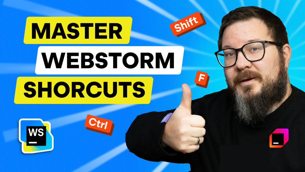 WebStormIDE's tweet image. Want to code faster, smarter, and with less hassle?

In just 5 minutes, unlock a wealth of WebStorm shortcuts and tips to help you work more effectively. Watch here 👉 bit.ly/4efXzCI

#WebStormTip