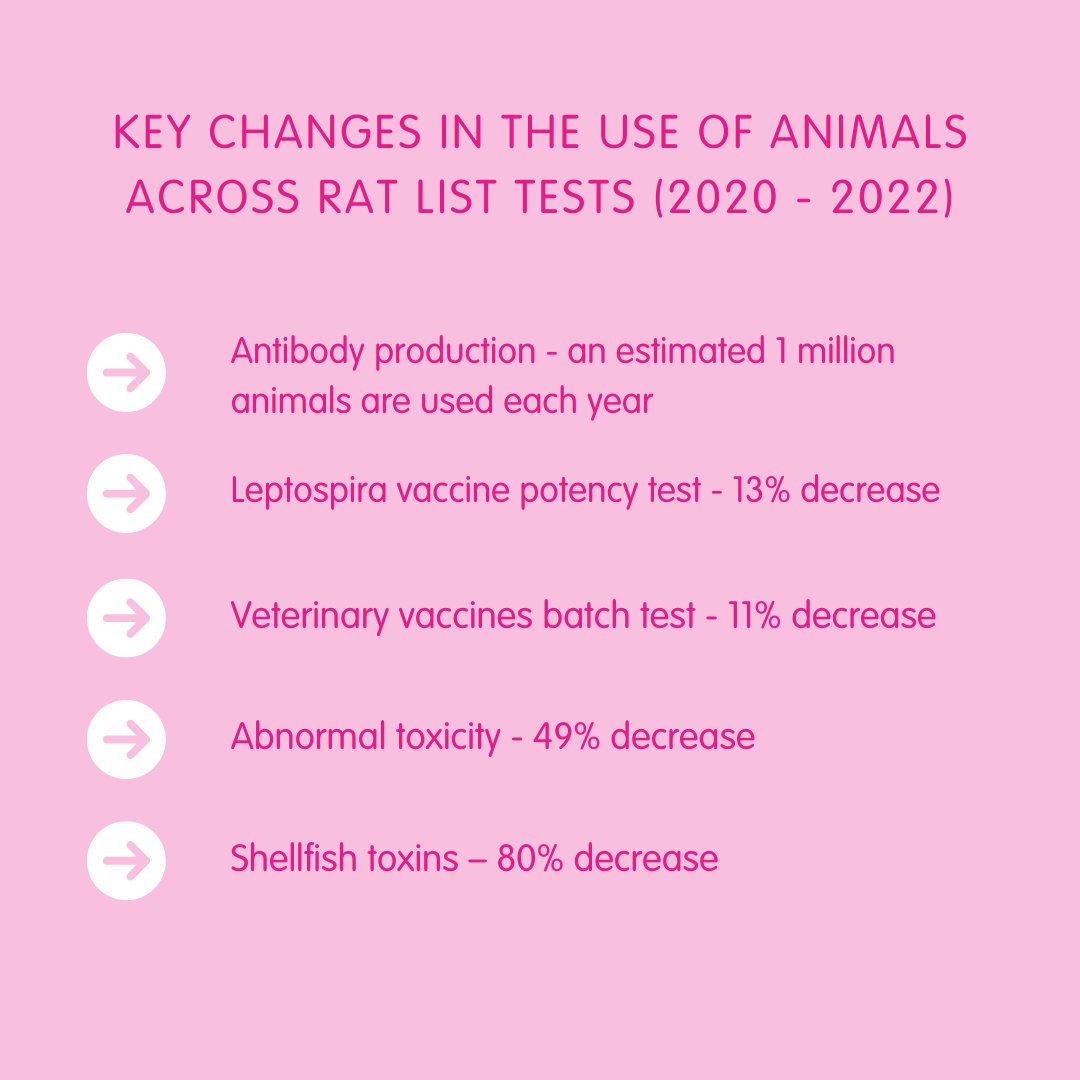 We presented our updated RAT (Replace Animal Tests) List at the European Commission’s meeting on the protection of animals used for scientific purposes, highlighting key changes seen in animal use across the RAT list tests between 2020 and 2022.

Read on: bit.ly/4fyl7n9