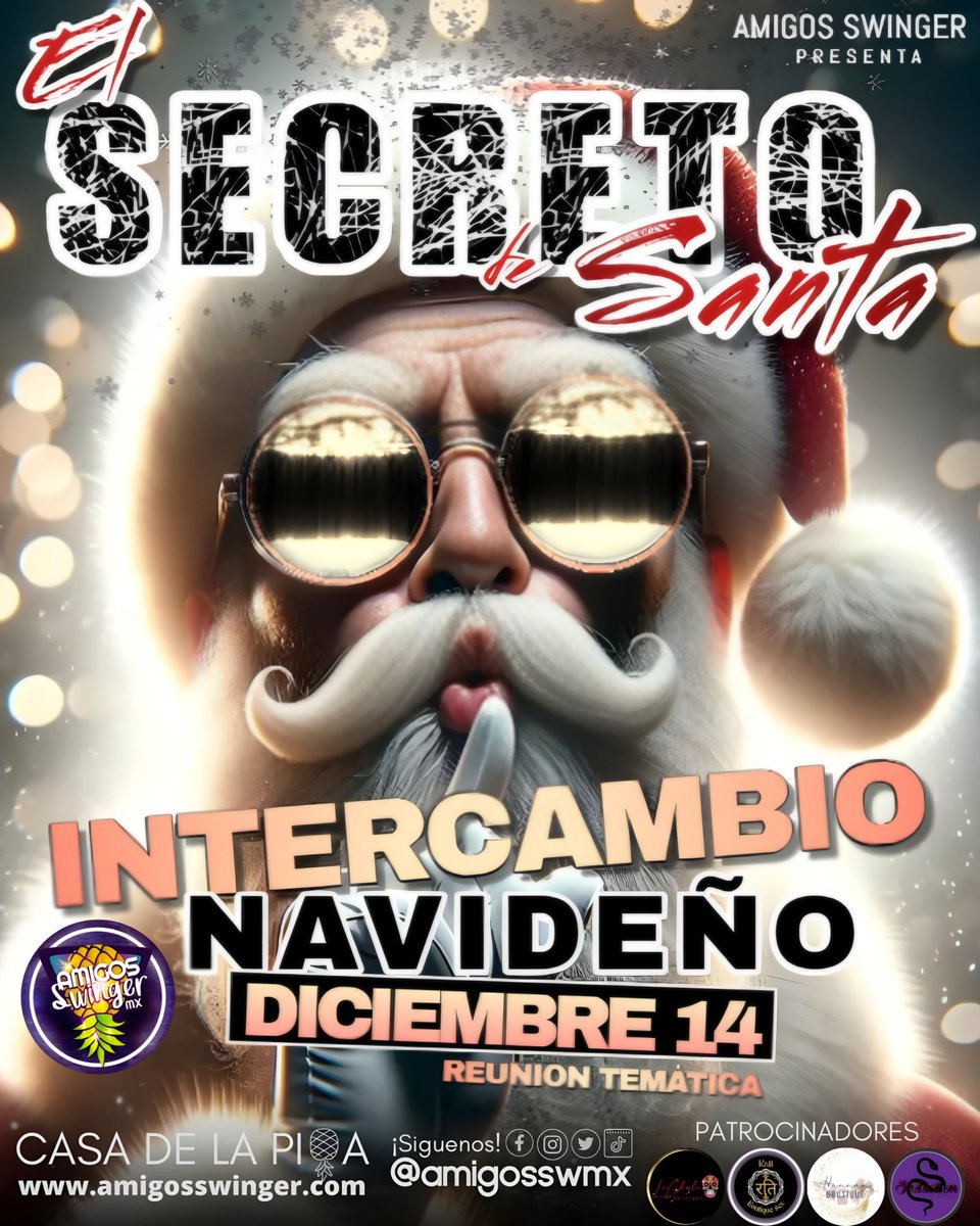 ⭐️REUNION TEMATICA⭐️

La posada de #LaPiña este año estará más padrisima que nunca!🎊🎄 

Jugaremos al amigo secreto, pregunta por la dinámica por privado.

🎅Cena, snacks y botanas de cortesía
🎅Show sorpresa
🎅Dj
🎅Animación
🎅Rifas y regalos

🗓14Dic/10pm
📍Querétaro,centro
