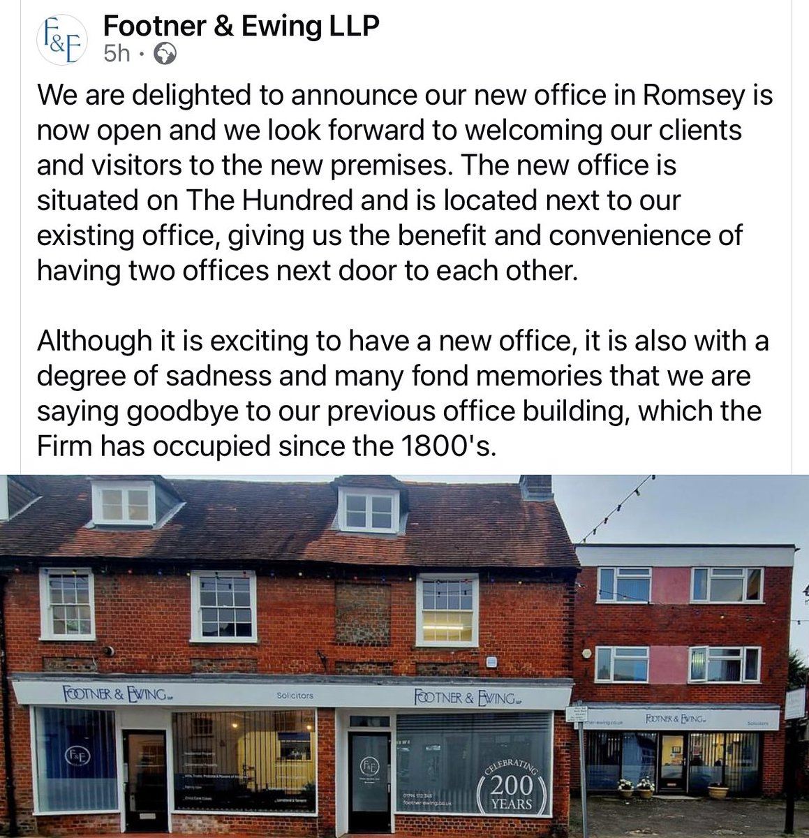 Proud to be part of a firm that has a 200 year history
<a href="/lawsocgazette/">Law Society Gazette</a>