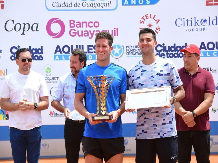 Felicidades a Federico Gómez por su gran victoria en el Challenger Ciudad de Guayaquil.

Gracias a todos los que hicieron posible este evento de primer nivel, especialmente a Andrés Gómez y su equipo. Seguimos apostando por el deporte como pilar de desarrollo y cohesión en