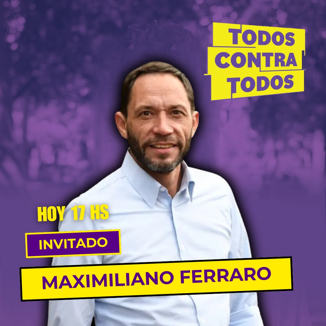 ahora_play's tweet image. 💥HOY 17hs en #TodosContraTodos

@agustinagiron recibe al diputado nacional @maxiferraro en #AhoraPlay

Miralo en vivo acá👇
youtube.com/watch?v=oNqy_N…
