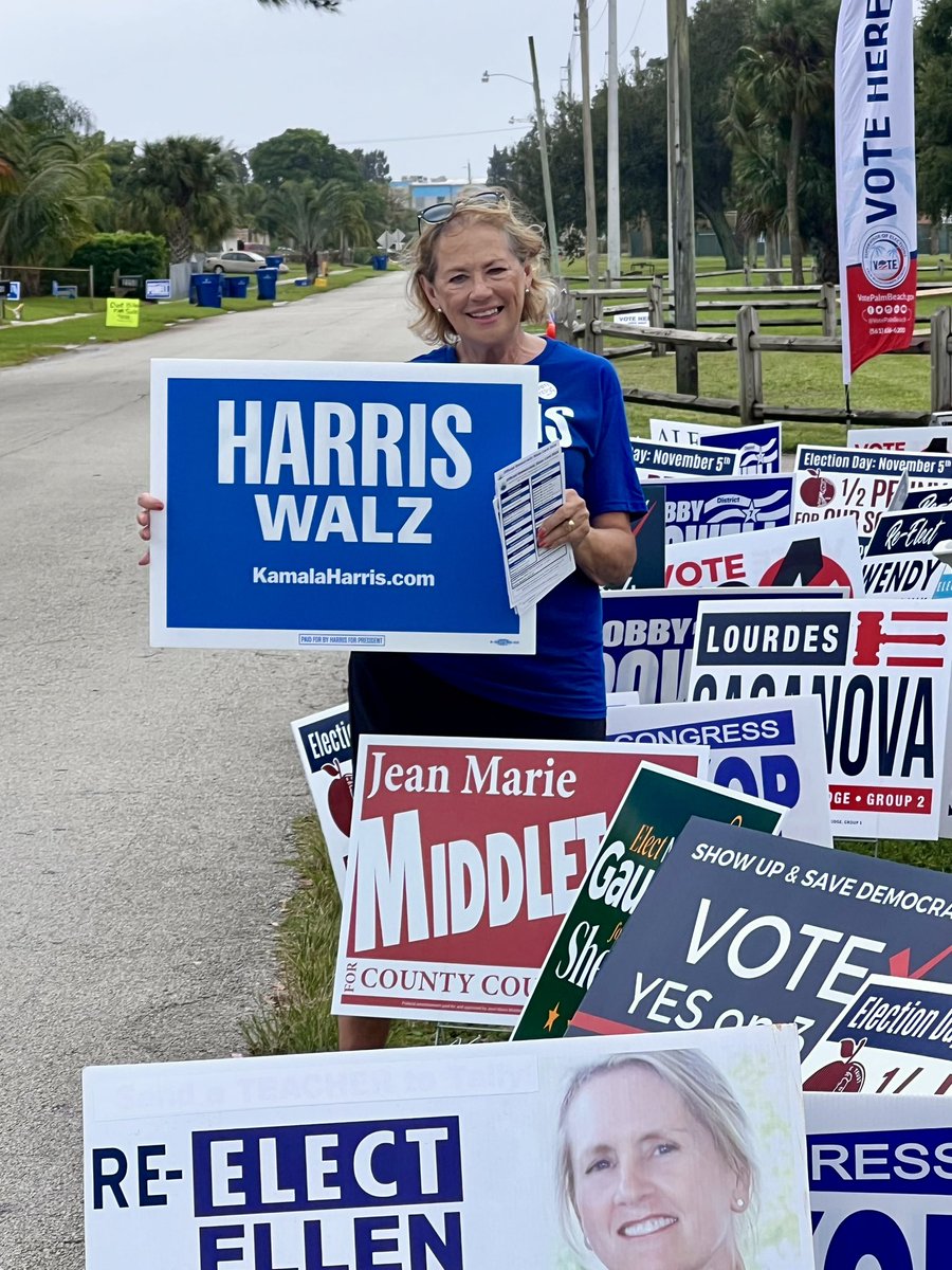 Just doing my part … #canadiansforharris