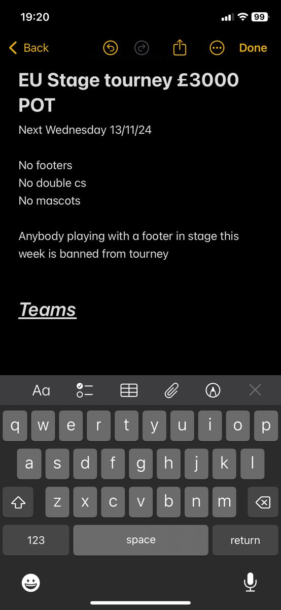 Eu stage tourney next Wednesday sponsored by <a href="/dele_official/">Dele</a> FREE ENTRY 3K pot !