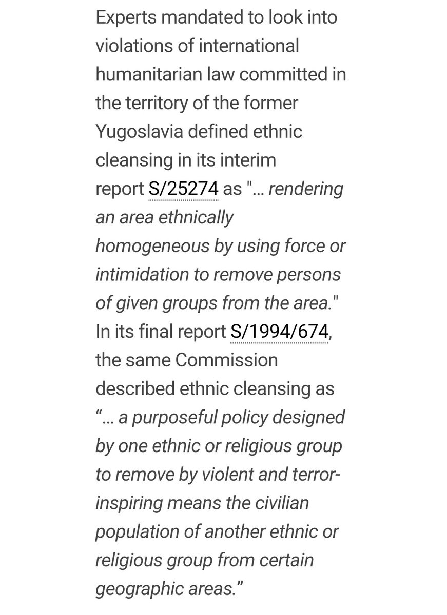 What Israel has done, is the textbook definition of ethnic cleansing. 

un.org/en/genocide-pr…