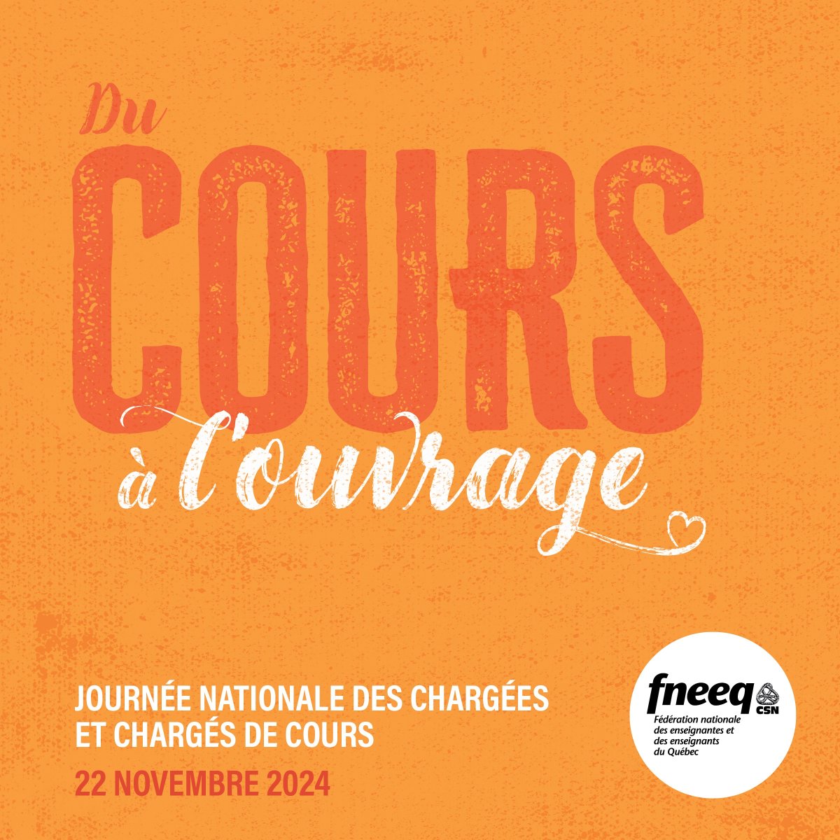 scccum's tweet photo. Vendredi 22 novembre c'est la Journée nationale des  chargé.e.s de cours 👑 🧑‍🏫. @FneeqCSN nous invite à un webinaire midi sur l'intelligence artificielle. Inscription https://t.co/OhjR3eQSbD. Au SCCCUM un Conseil syndical à 15 heures sera suivi d'un 5 à 7 de la solidarité ! https://t.co/YaCrHhkfUj