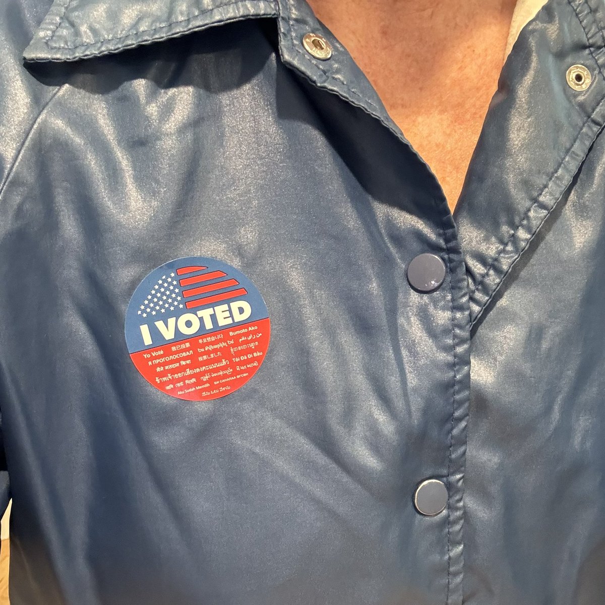 Just voted for Democracy.