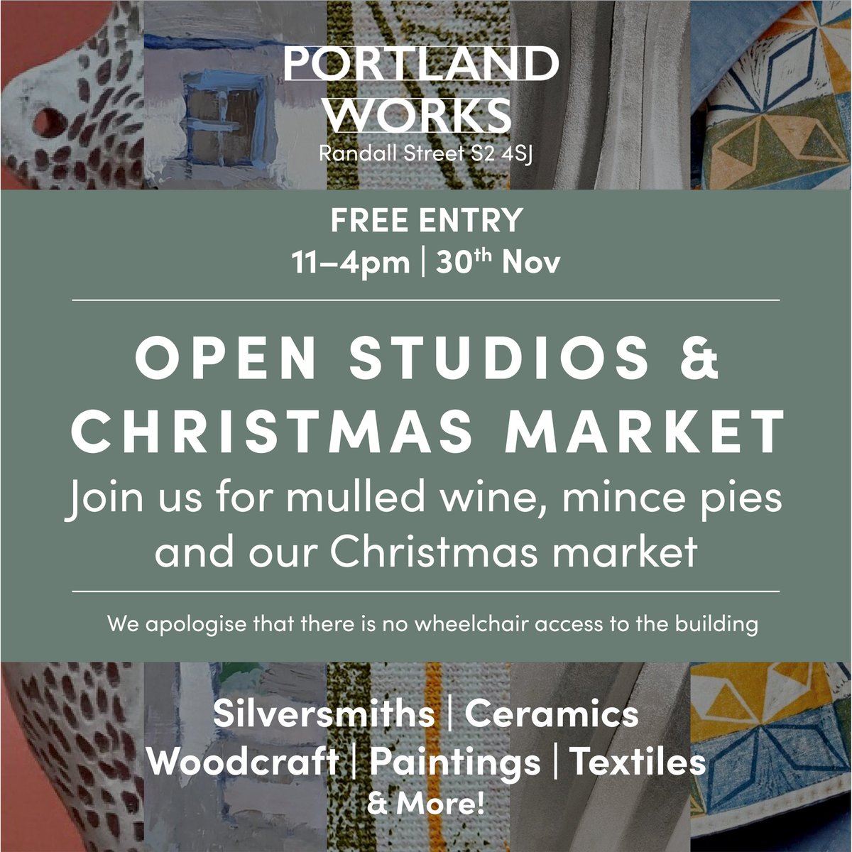 Portland Works (@portlandworks) on Twitter photo Come on over and see what our fabulous makers have been creating - Portland Works Christmas Market Saturday 30 November Come on over and see what our fabulous makers have been creating - Portland Works Christmas Market Saturday 30 November