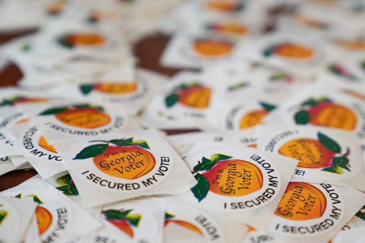 Make sure to get out and vote if you haven't already. Polls are open until 7:00 pm tonight, Georgia! 

You are guaranteed the right to vote as long as you are in line before 7:00 pm.