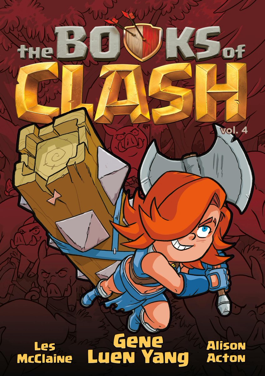 Macmillan Children's School & Library 📚 (@mackidssl) on Twitter photo Happy Book Birthday to THE BOOKS OF CLASH VOLUME 4! Based on the global hit Clash of Clans and penned by superstar graphic novelist <a href="/geneluenyang/">Gene Luen Yang</a>, this fourth volume brings the characters from everyone's favorite mobile gaming sensation to life! bit.ly/3CoX4sv Happy Book Birthday to THE BOOKS OF CLASH VOLUME 4! Based on the global hit Clash of Clans and penned by superstar graphic novelist <a href="/geneluenyang/">Gene Luen Yang</a>, this fourth volume brings the characters from everyone's favorite mobile gaming sensation to life! bit.ly/3CoX4sv
