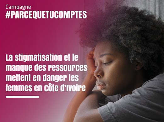 Ensemble, nous pouvons changer
les mentalités, réduire la
stigmatisation et garantir l'accès à
des services de santé sécurisés.
<a href="/stopauchatnoir/">Stop au Chat Noir</a> #JFA
#ParceQueTuComptes #CodePenalIvoirien #Article427 
#SantedelaReproductive