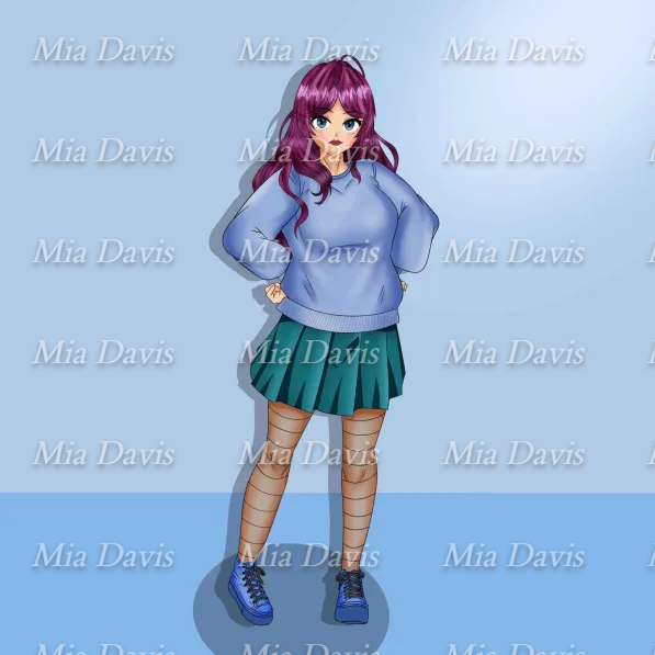 Level up your world!♥️🧩 Created this full-body character for my Discord client, blending imagination with art. Ready to explore!🚀✨ #ArtistLife #DigitalCreation