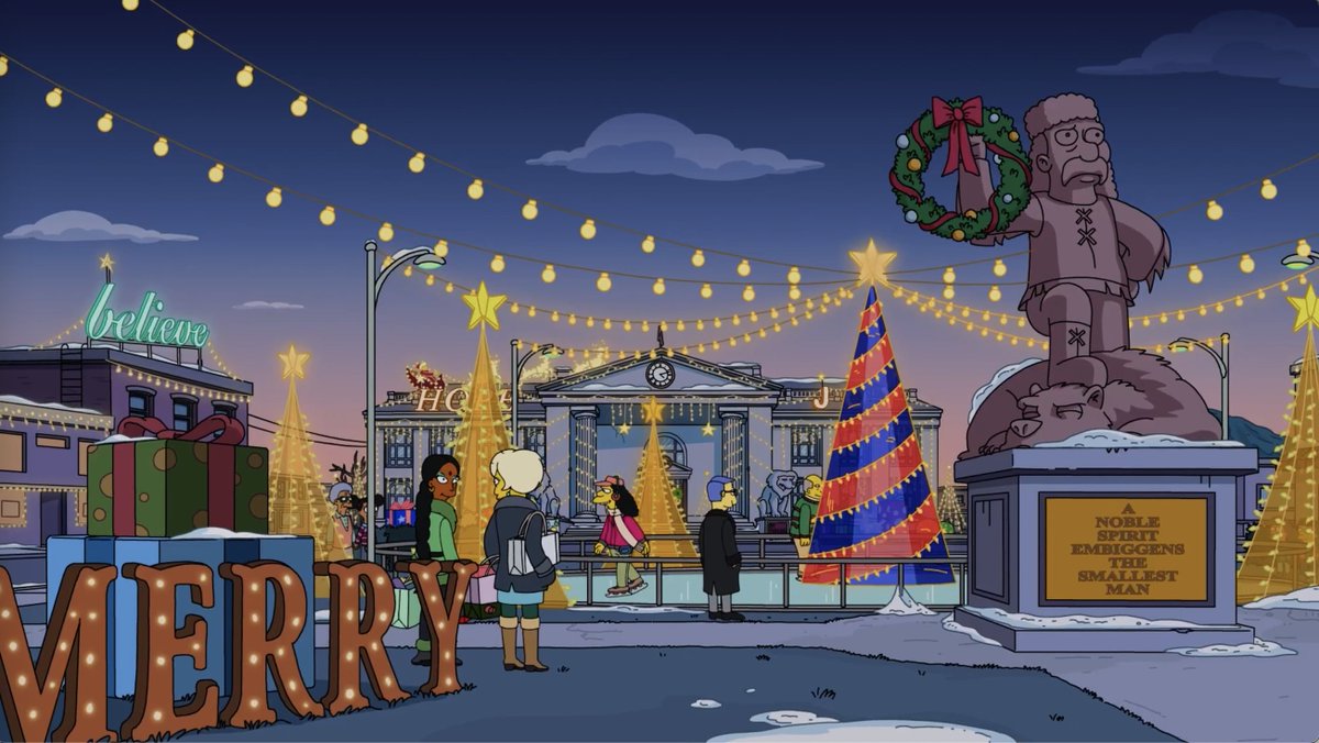 Simpsons Fam!   I wrote the upcoming Christmas episode premiering on December 17th.   I won't be live tweeting this episode.  Instead,  I’ll post trivia and sneak peaks on Instagram and Threads - starting today!  My handle is: @carolynohmine.  Please join me!  <a href="/TheSimpsons/">The Simpsons</a>