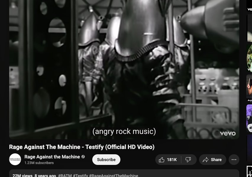 You nailed it Closed Captioning. No notes.