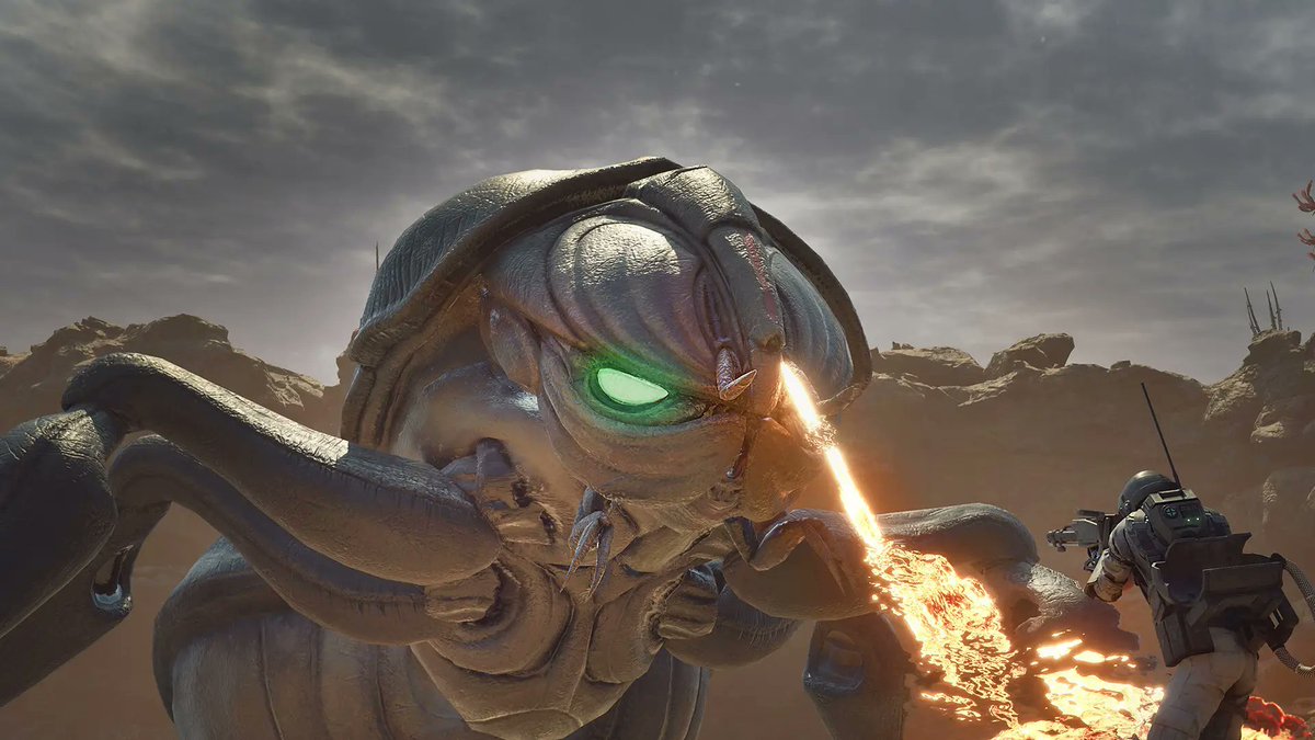 Plus fun que Black Ops 6 : Venez désinguer des arachnides dans Starship Troopers Extermination avec <a href="/caspervandien/">Casper Van Dien</a> 

Préparez-vous à transformer les cafards intergalactiques en purée 🚀🪳 

Notre test : essentielactu.com/starship-troop…

#StarshipTroopers #EXTERMINATION