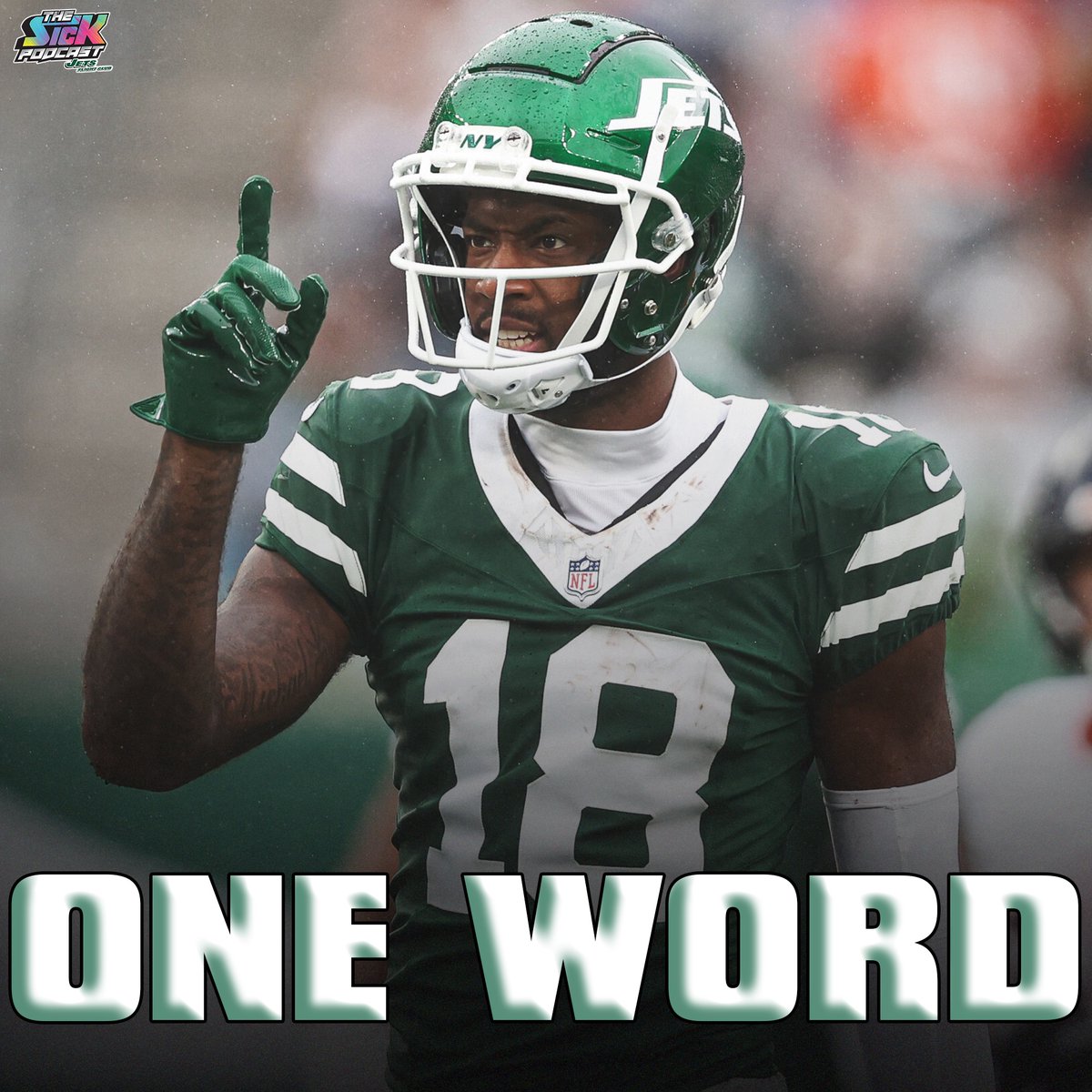sickpodjets's tweet photo. ONE WORD: Use one word to describe the Jets trading Mike Williams to the Steelers in exchange for a 5th round pick.

#JetUp #thesickpodcast https://t.co/7ZbkXJEvCM