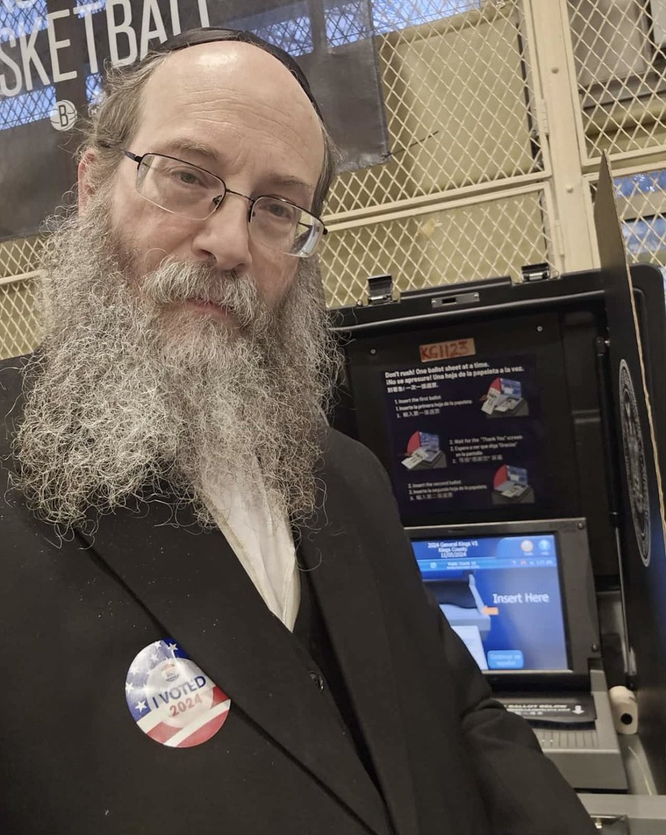 IHF_Heritage's tweet photo. Shoutout to Rabbi Shmiel Traube, renowned Sofer &amp; scribe, checking Torah, Tfilin &amp; Mezuzahs in Brooklyn! He casts his vote, exercising his American privilege! A true role model #JewishLeadership #Vote2024 #AmericanPrivilege https://t.co/94RZ4s9syL