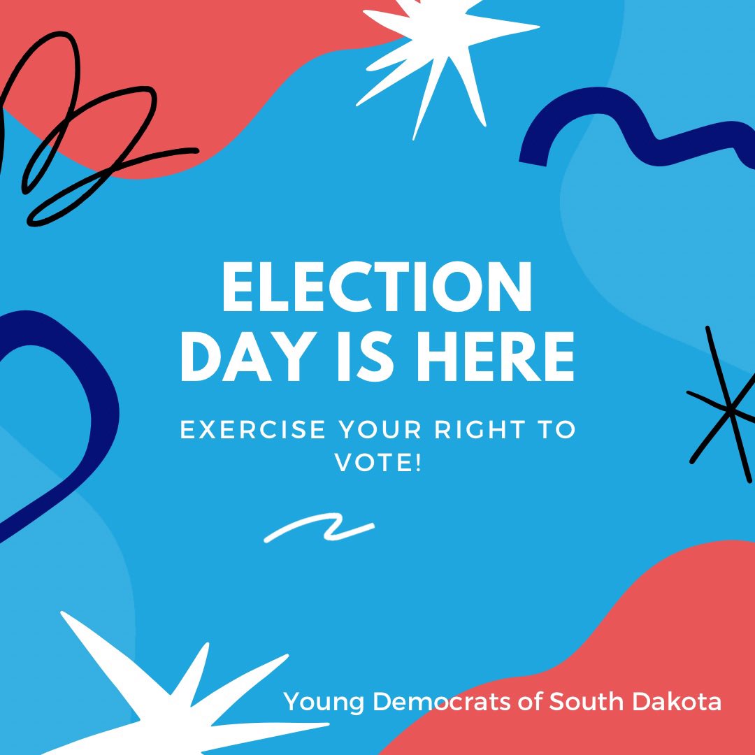 Get out and vote today! Check out the SDDP website for the 2024 voter guide. #HarrisWalz #VoteBlue