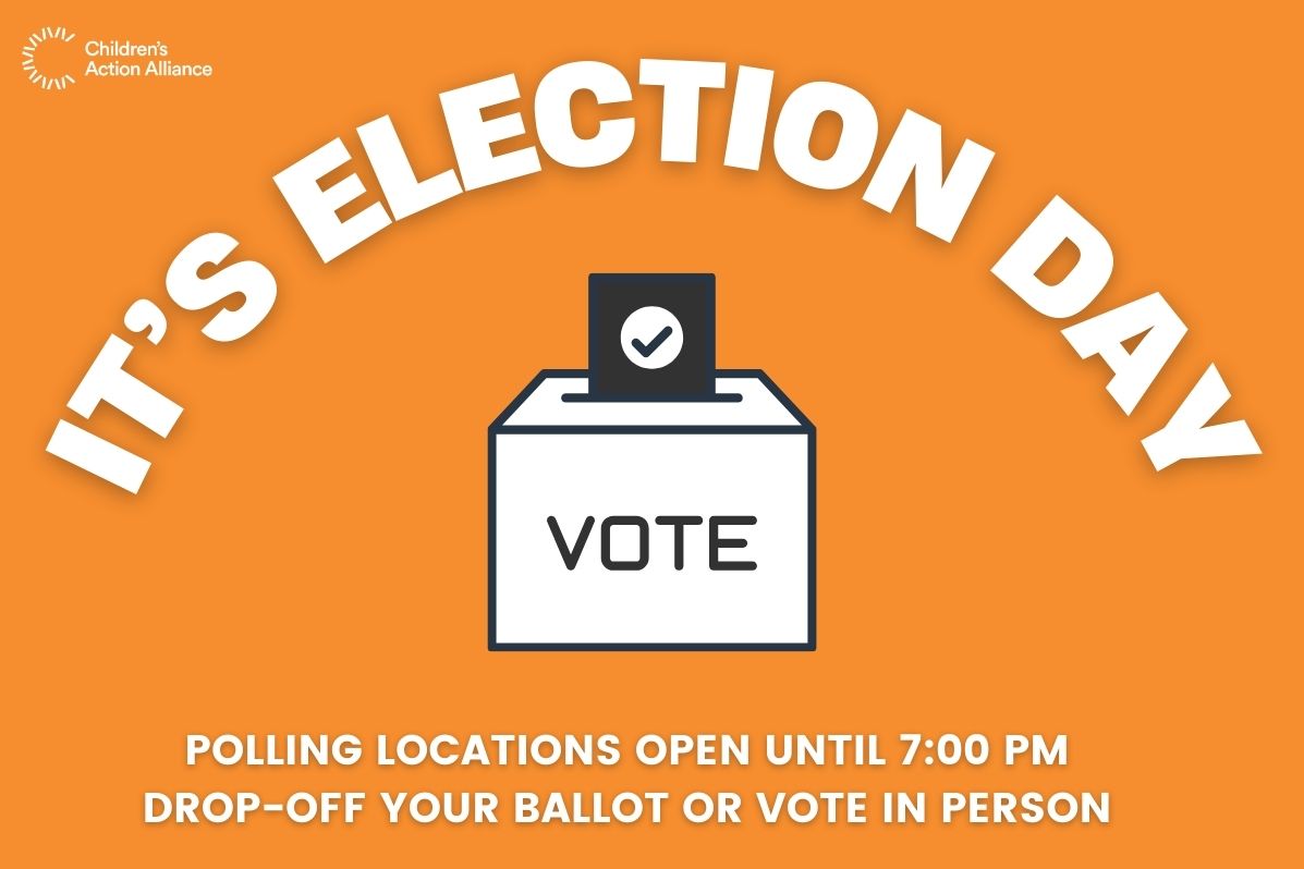 🗳️ Election day is TODAY! Don't forget to vote in person or drop off your ballot at a drop box near you. To find nearby polling locations visit my.arizona.vote ! Your voice matters and today is the chance to make sure it's heard. ⚡