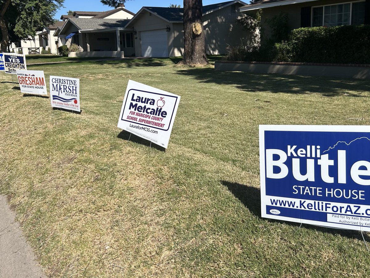 There’s a lot on our ballot in #AZ. This is our opportunity to #Vote for our public school kids and teachers. In #LD4, support ⁦<a href="/KelliButlerAZ/">Kelli Butler</a>⁩ ⁦@ChristinePMarsh⁩ and me, and for Maricopa County School Superintendent, ⁦⁦LauraMetcalfe!