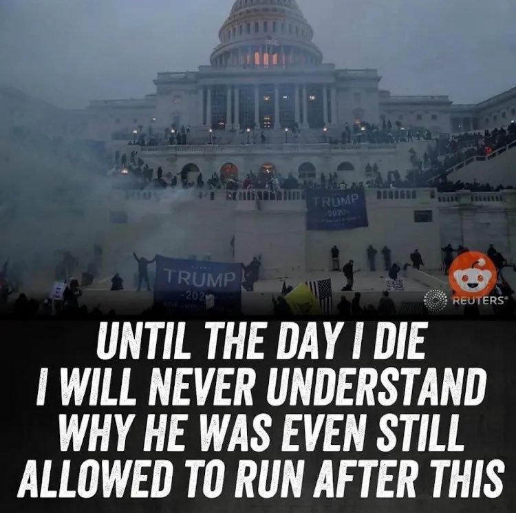CharlesAblett's tweet photo. @PeterSweden7 Trump would have been jailed immediately after his coup attempt in ANY European democracy! https://t.co/Le5vx3FA7y