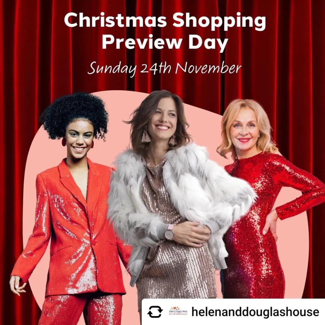 📅  Sunday 24th November
📍  All Helen &amp; Douglas House charity shops
🕙  10 am - 4 pm

Don’t miss out on this festive feel-good shopping experience!