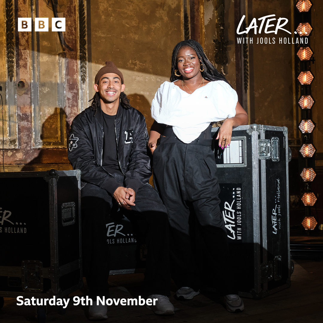 Later...with Jools Holland on BBC Two (@bbclater) on Twitter photo Also this week, Jools is joined by singer, songwriter and now author, <a href="/misscherrylala/">Neneh Cherry</a> to chat about her memoir ‘A Thousand Threads’💥
Podcasters Clara Amfo & <a href="/jordanfstephens/">Jordan Stephens</a> also talk to Jools about their <a href="/bbcsounds/">BBC Sounds</a> series ‘Make Me a Mixtape’📼
22:05 <a href="/BBCTwo/">BBC Two</a> & <a href="/BBCiPlayer/">BBC iPlayer</a> 📺 Also this week, Jools is joined by singer, songwriter and now author, <a href="/misscherrylala/">Neneh Cherry</a> to chat about her memoir ‘A Thousand Threads’💥
Podcasters Clara Amfo & <a href="/jordanfstephens/">Jordan Stephens</a> also talk to Jools about their <a href="/bbcsounds/">BBC Sounds</a> series ‘Make Me a Mixtape’📼
22:05 <a href="/BBCTwo/">BBC Two</a> & <a href="/BBCiPlayer/">BBC iPlayer</a> 📺