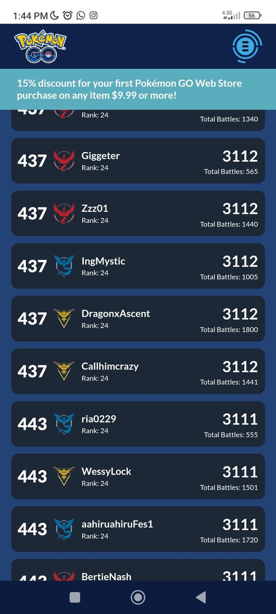 Volvemos al Top 😃