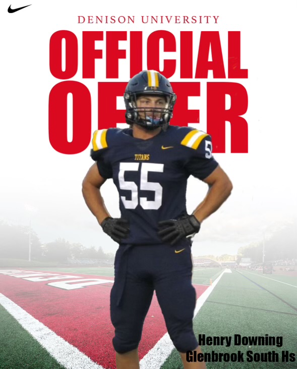 downing_h55's tweet photo. After a great talk with @Coachhatem I am blessed to receive my first offer. Thank you @DUFootbal @coachHines and @solis_will for the hospitality. GO BIG RED! @GBSTitanFB @EDGYTIM @MikeBuke99 @OLINEPRIDE @DeepDishFB @EDGYTIM @CSL_Varsity https://t.co/qMrzDiGDYK