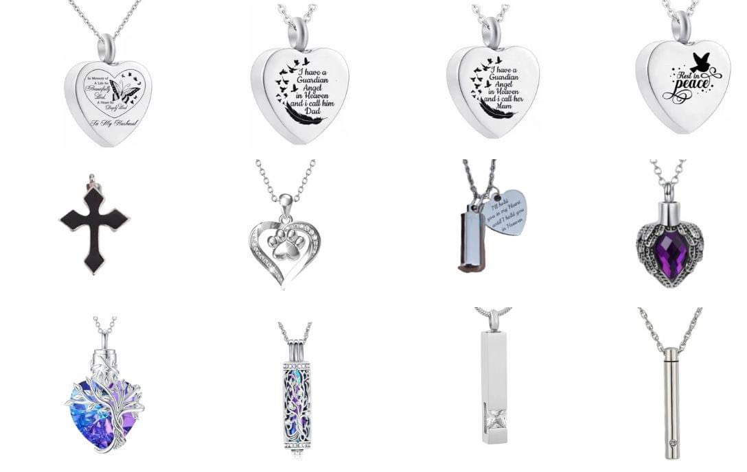 A selection of cremation ashes urns on the website. silverbling.ie/collections/as… #cremation #urns