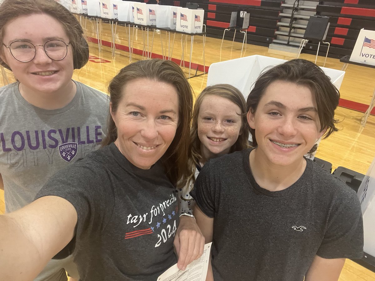 We voted!