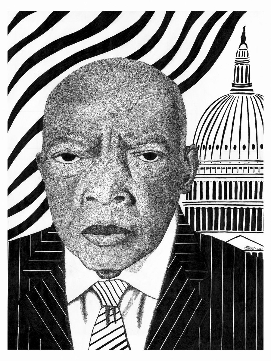 "The vote is precious. It is almost sacred. It is the most powerful nonviolent tool we have in a democratic society." - Rep. John Lewis

In honor of the ancestors whose shoulders we stand on, do not miss this chance to make our voices heard.

#whenweallvote
🎨: J. Stacey Grayson
