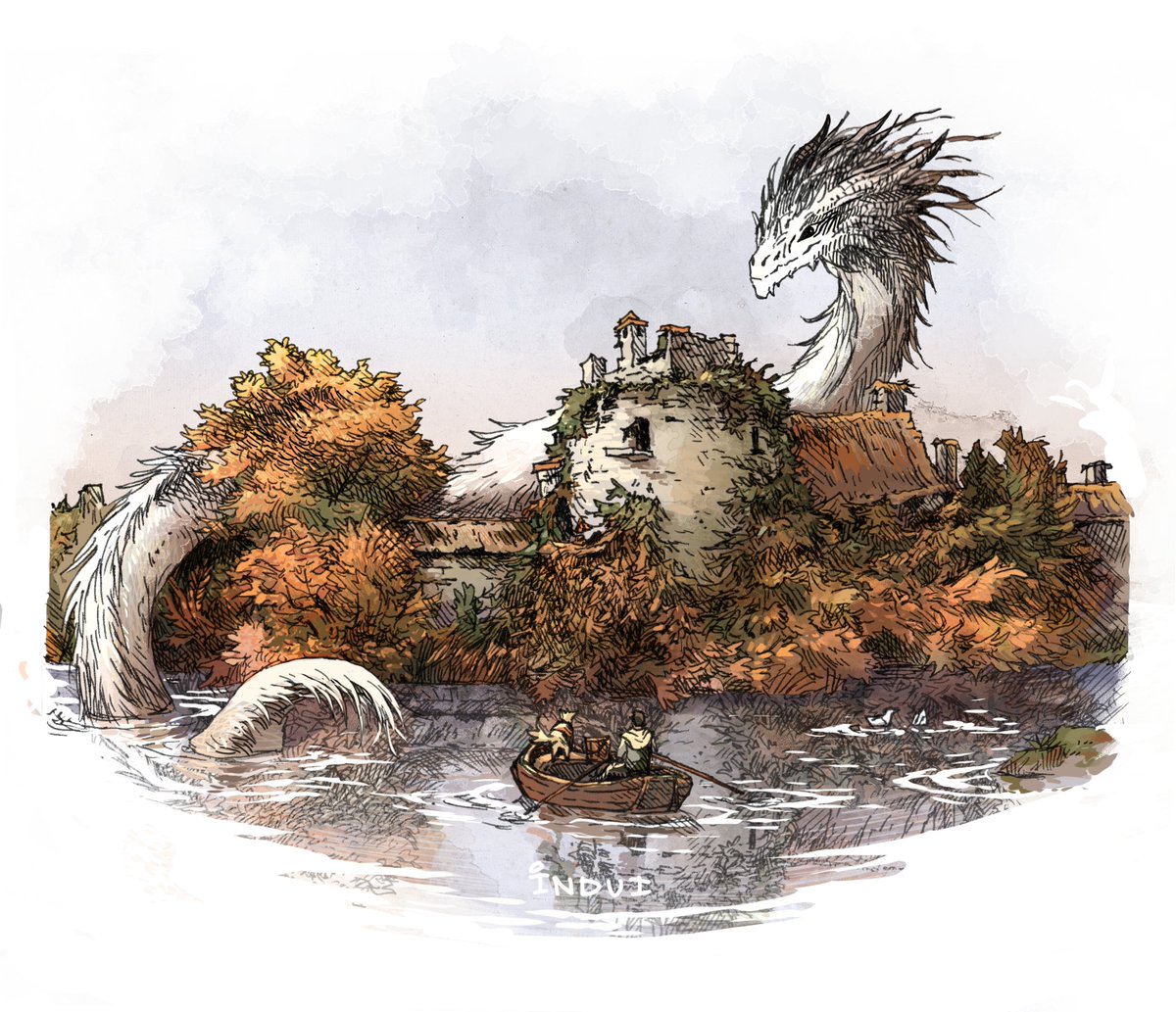 Visiting a childhood friend....