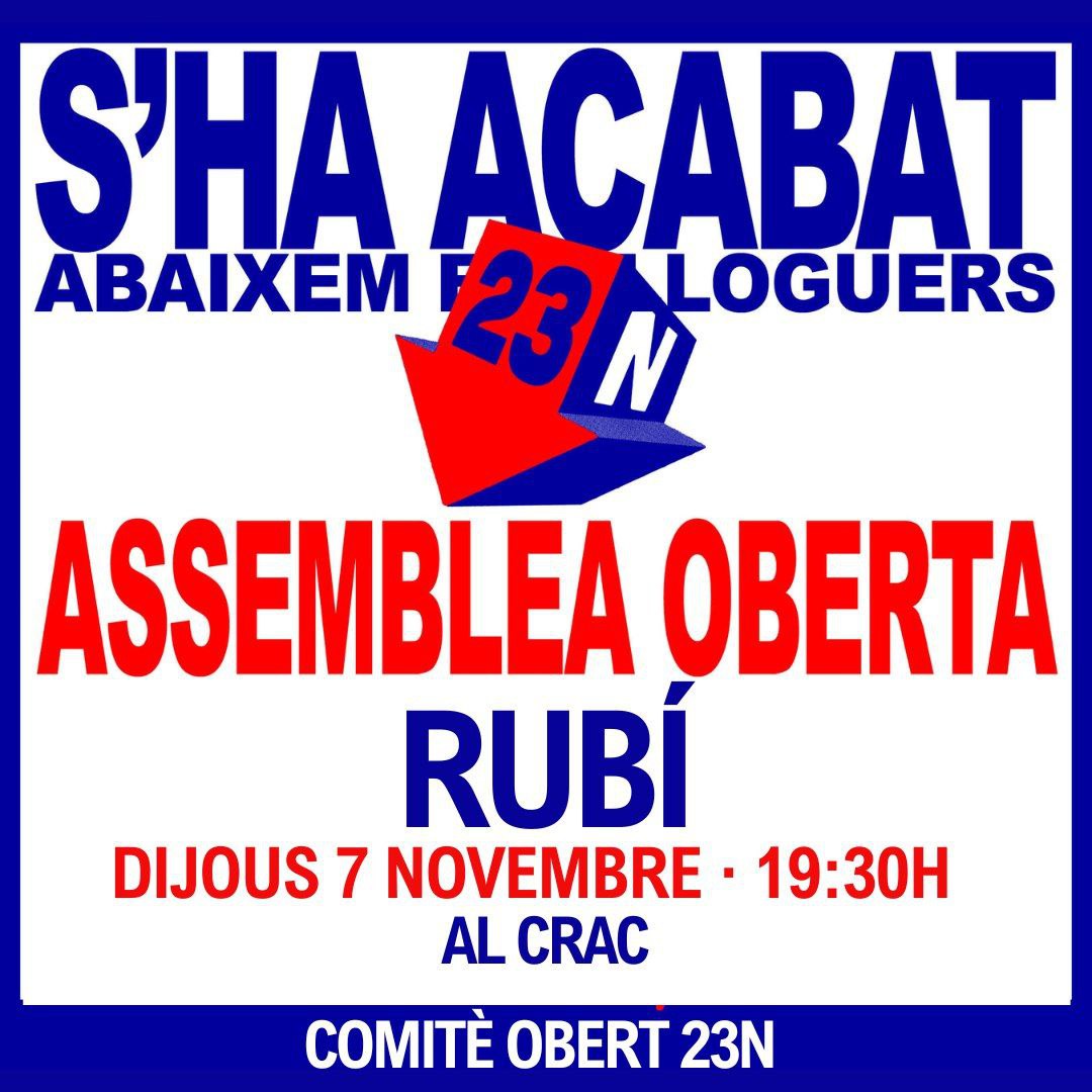 marinadols's tweet photo. Bon vespre #rubicity
Aquesta setmana

🍉 Concentració per Palestina de @RubiSolidari
✊🏾 Assemblea per organitzar la mani de @SindicatLloguer al @CRACRubi
🗣 Projecció del documental "Viure la Mort" amb la @JusticiaBrian i @BetlemCBel
💧Seguim amb el cap i el cor al País Valencià! https://t.co/orm025CL1e