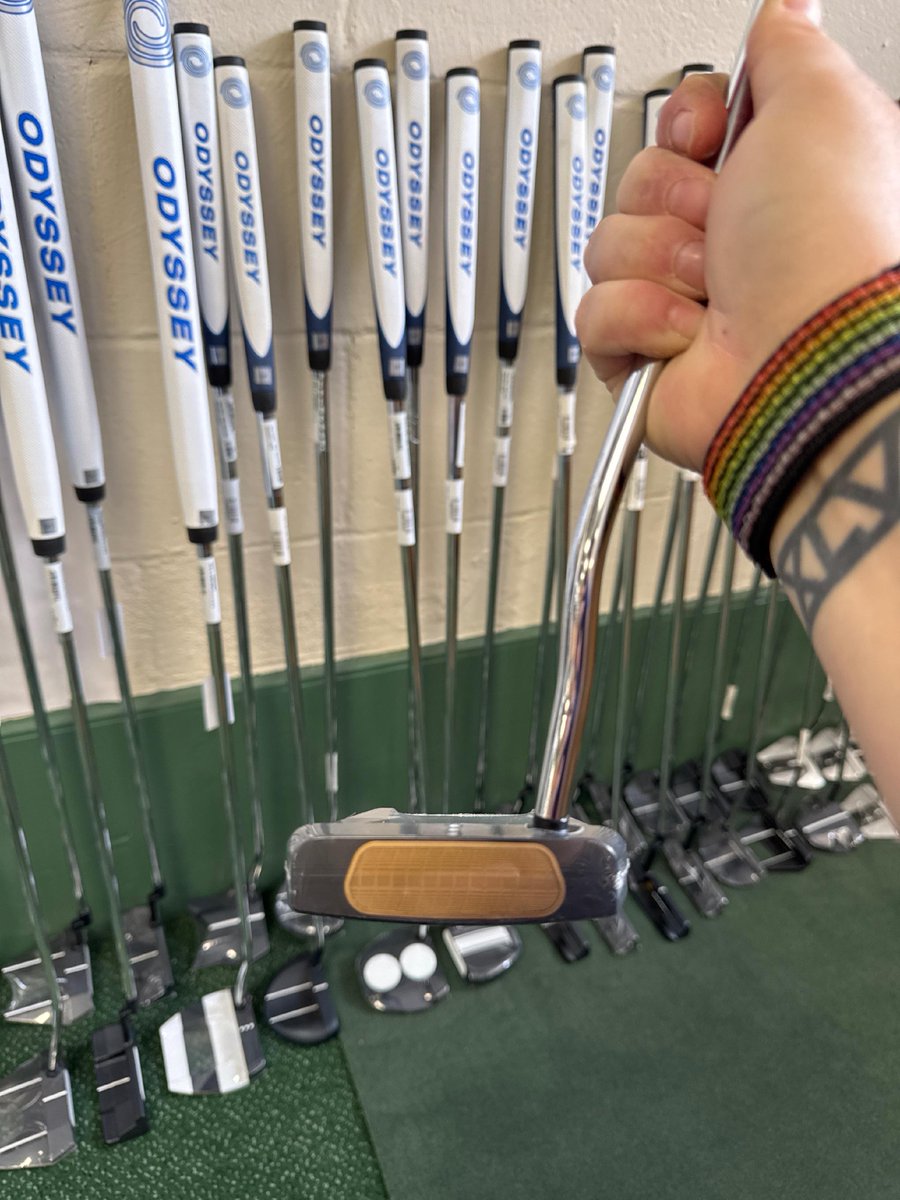 KeplersGolf's tweet photo. Look what came in the new Odyssey AI One Milled Jailbird Mini T putter!! The length is 35. Come check it out! https://t.co/9BMhLXZU1j