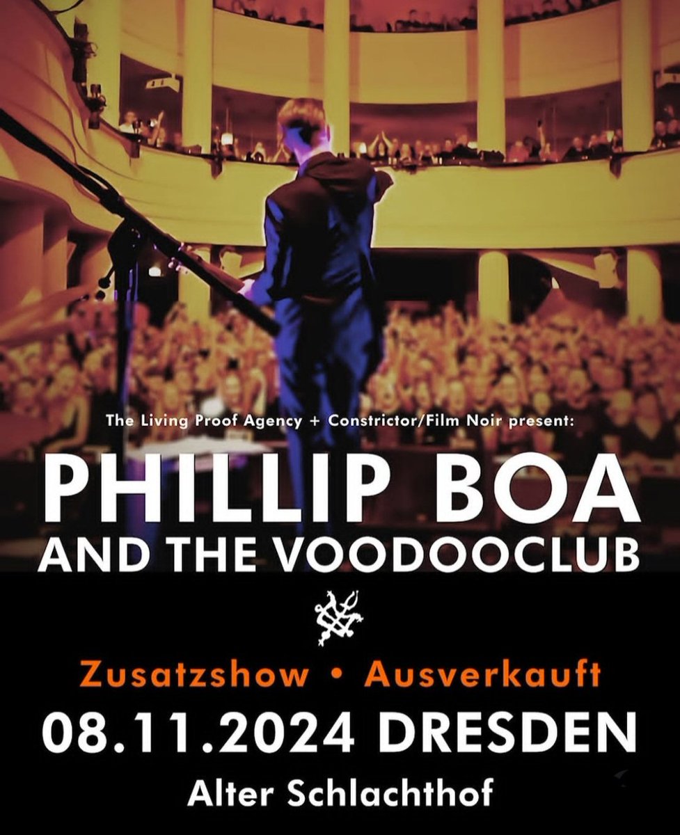 Am Freitag spielt der Voodooclub in Dresden. ❤️