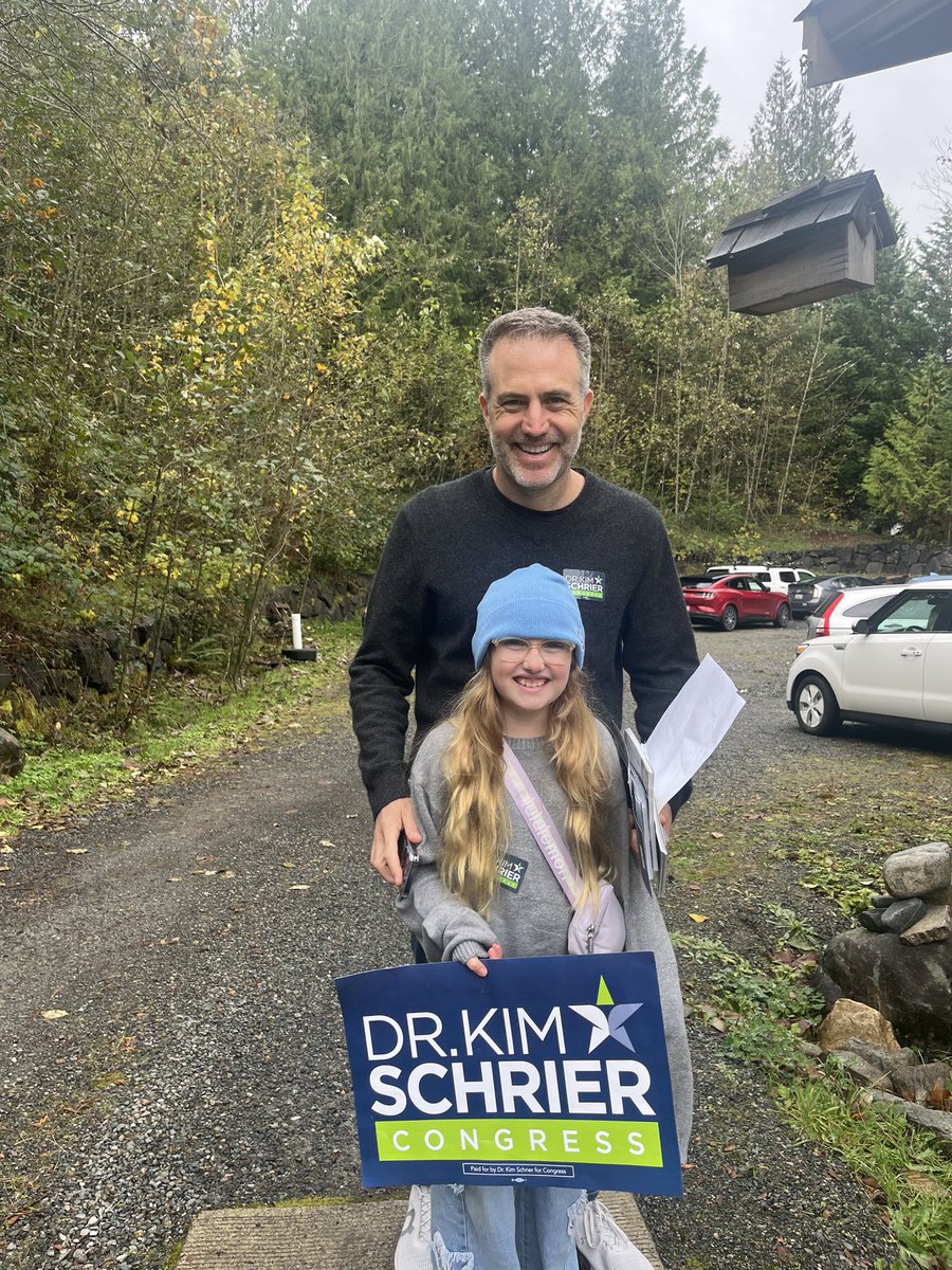 Dr. Kim Schrier (@drkimschrier) on Twitter photo This one is really special—my VIP volunteers this cycle have to be Adam and Maya, who drove all the way from California to help us #GOTV! I used to babysit Adam, and now here they are, knocking on doors for my campaign. Grateful for this incredible support! #WA08 #waelex This one is really special—my VIP volunteers this cycle have to be Adam and Maya, who drove all the way from California to help us #GOTV! I used to babysit Adam, and now here they are, knocking on doors for my campaign. Grateful for this incredible support! #WA08 #waelex