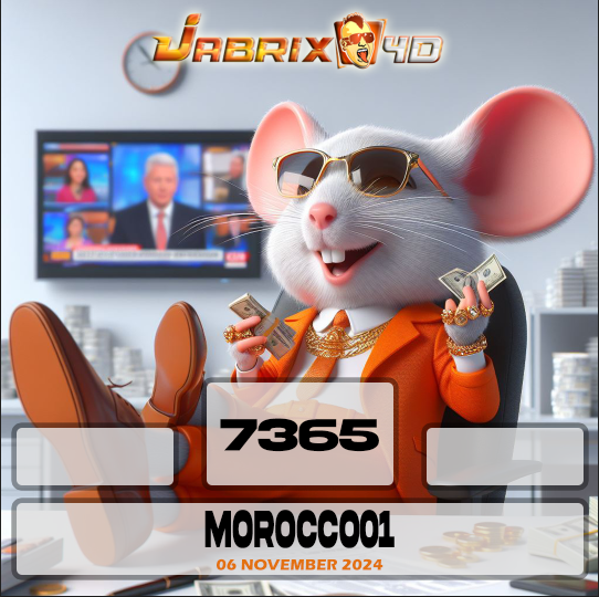 jabrix4d's tweet photo. Hasil Pengeluaran MOROCCO01
Hari SENIN, 06 NOVEMBER 2024
Result 1 : 7365.     SHIO : TIKUS
Result 2 : .  
Result 3 : .
Selamat Kepada Pemenang https://t.co/wXgjzquzDl