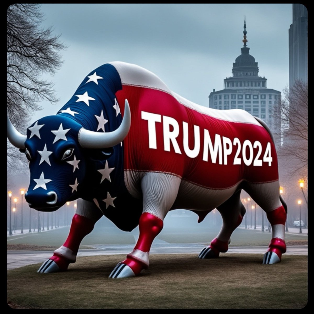 America needs saving!  So let's grab the bull by the horns &amp; and vote, #Trump2024!