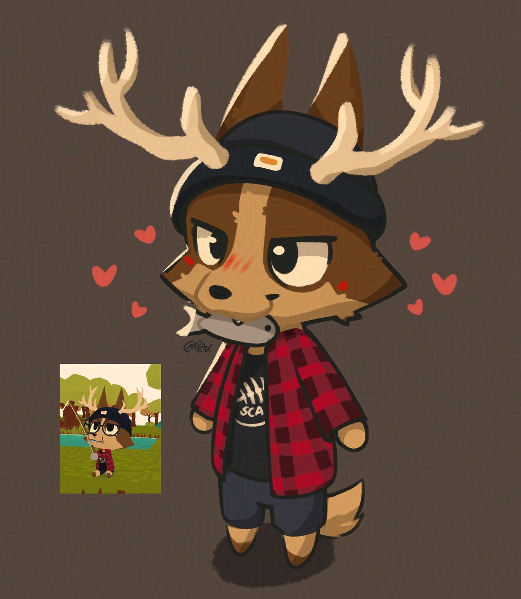 carleaux_yt's tweet photo. silly deer dog https://t.co/dy2pix0D53