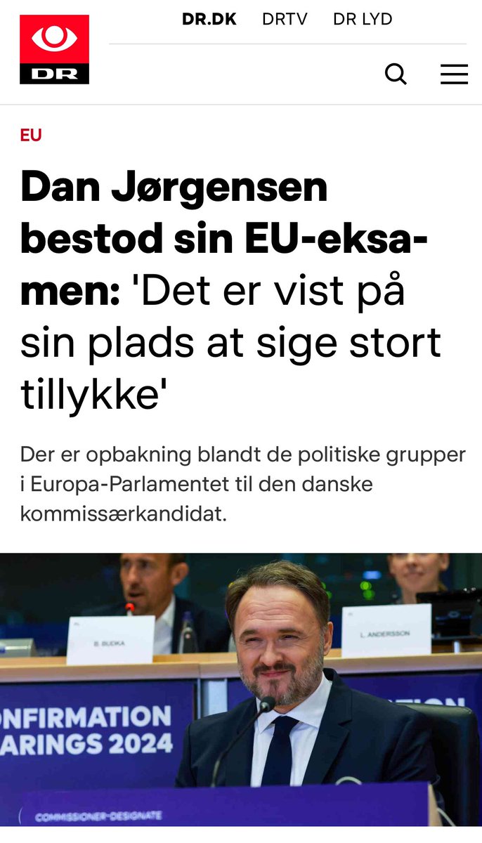 Ulrich Bang (@ulrichbang) on Twitter photo Stort tillykke <a href="/DanJoergensen/">Dan Jørgensen</a> med posten 👏👏
En af vigtigste poster for 🇩🇰🇪🇺 energisikkerhed og for hele 🌍🌱
#dkgreen Stort tillykke <a href="/DanJoergensen/">Dan Jørgensen</a> med posten 👏👏
En af vigtigste poster for 🇩🇰🇪🇺 energisikkerhed og for hele 🌍🌱
#dkgreen