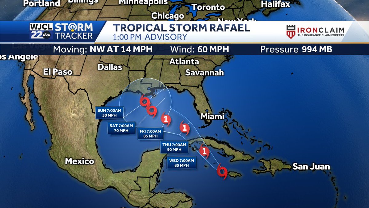 jnelsonWJCL's tweet photo. Here's the latest on #Rapael https://t.co/DrfeVTlOuT