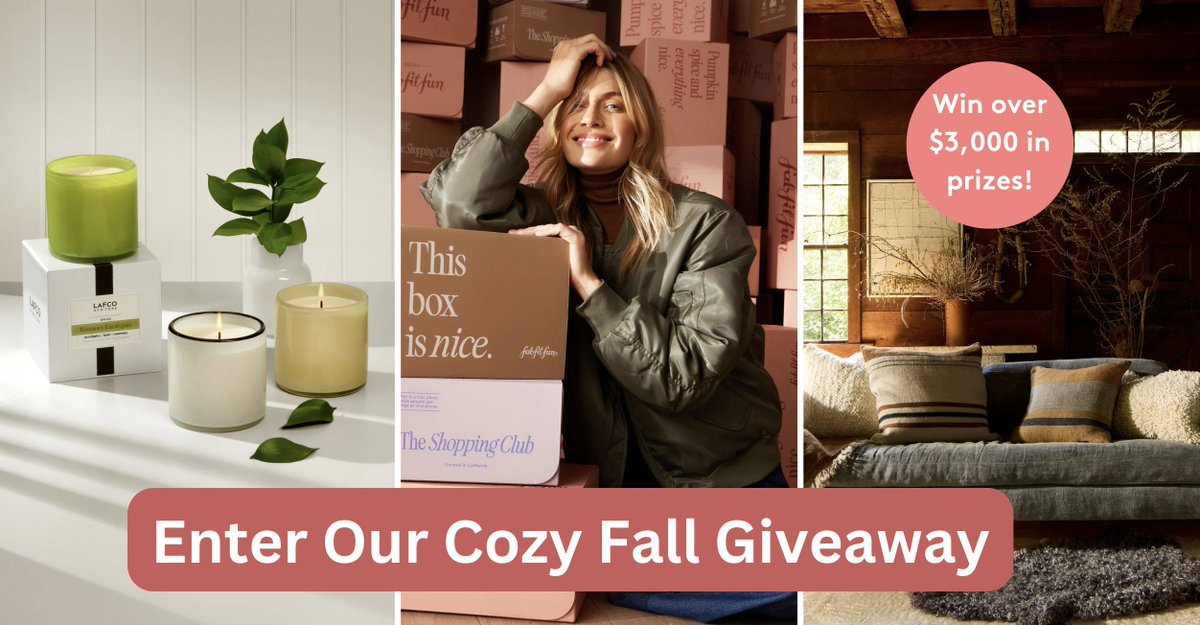Best. Gift. Ever! 🎁 We partnered with your fave brands for a Cozy Fall Giveaway, valued at over $3,000! Win prizes from L’Occitane, Solawave, Bloomist, FabFitFun, LAFCO, M.M.LaFleur and more! Hit the link to enter ➡️ swee.ps/KKZWjbuUA