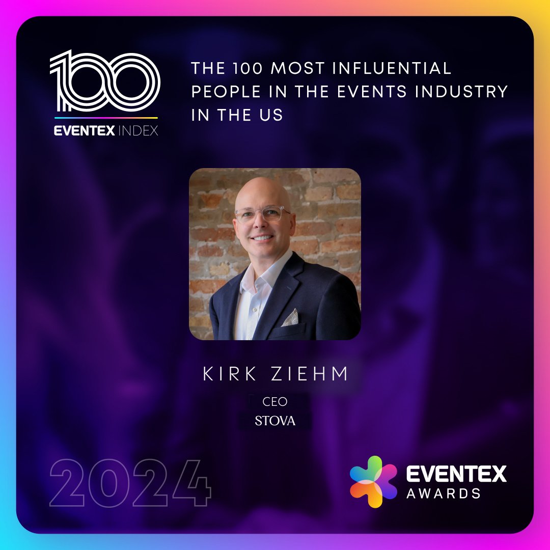 We’re thrilled to share that Stova’s CEO, Kirk Ziehm, has been named one of The Most Influential People in the Events Industry in the U.S. for 2024! Read the Press Release: hubs.la/Q02X1bfF0