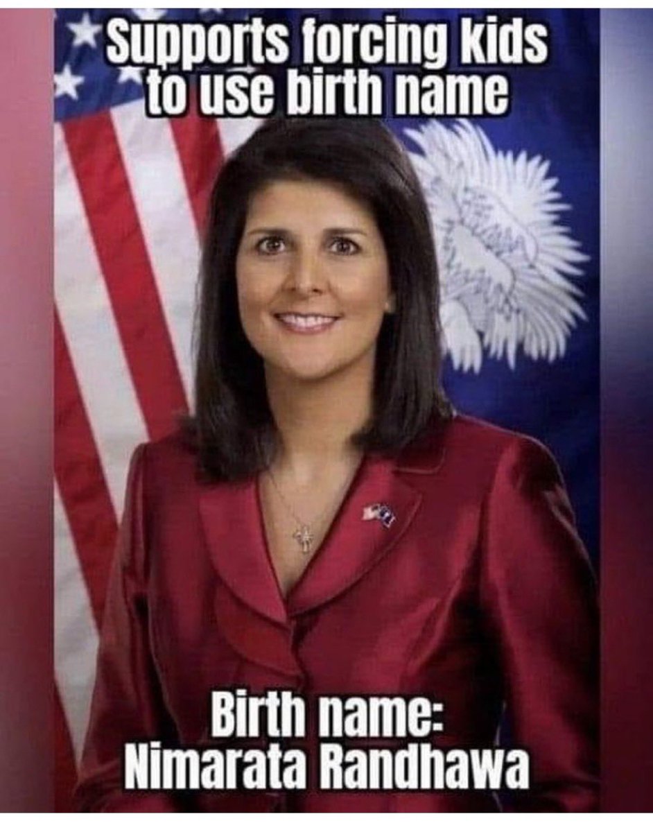 LandSpeedDesign's tweet photo. @NikkiHaley https://t.co/6wxk5J0cbp
