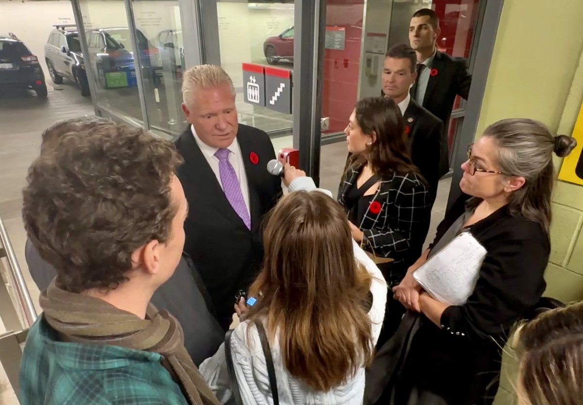 Allan Thompson (@profallan) on Twitter photo Glad to see journalism students <a href="/JSchool_CU/">Carleton J-School</a> take the initiative to catch up with Premier Doug Ford after he helped launch Carleton's new nursing program. When the Premier slipped out a side entrance with no media availability, journalism students scrummed him in the garage. Bravo Glad to see journalism students <a href="/JSchool_CU/">Carleton J-School</a> take the initiative to catch up with Premier Doug Ford after he helped launch Carleton's new nursing program. When the Premier slipped out a side entrance with no media availability, journalism students scrummed him in the garage. Bravo