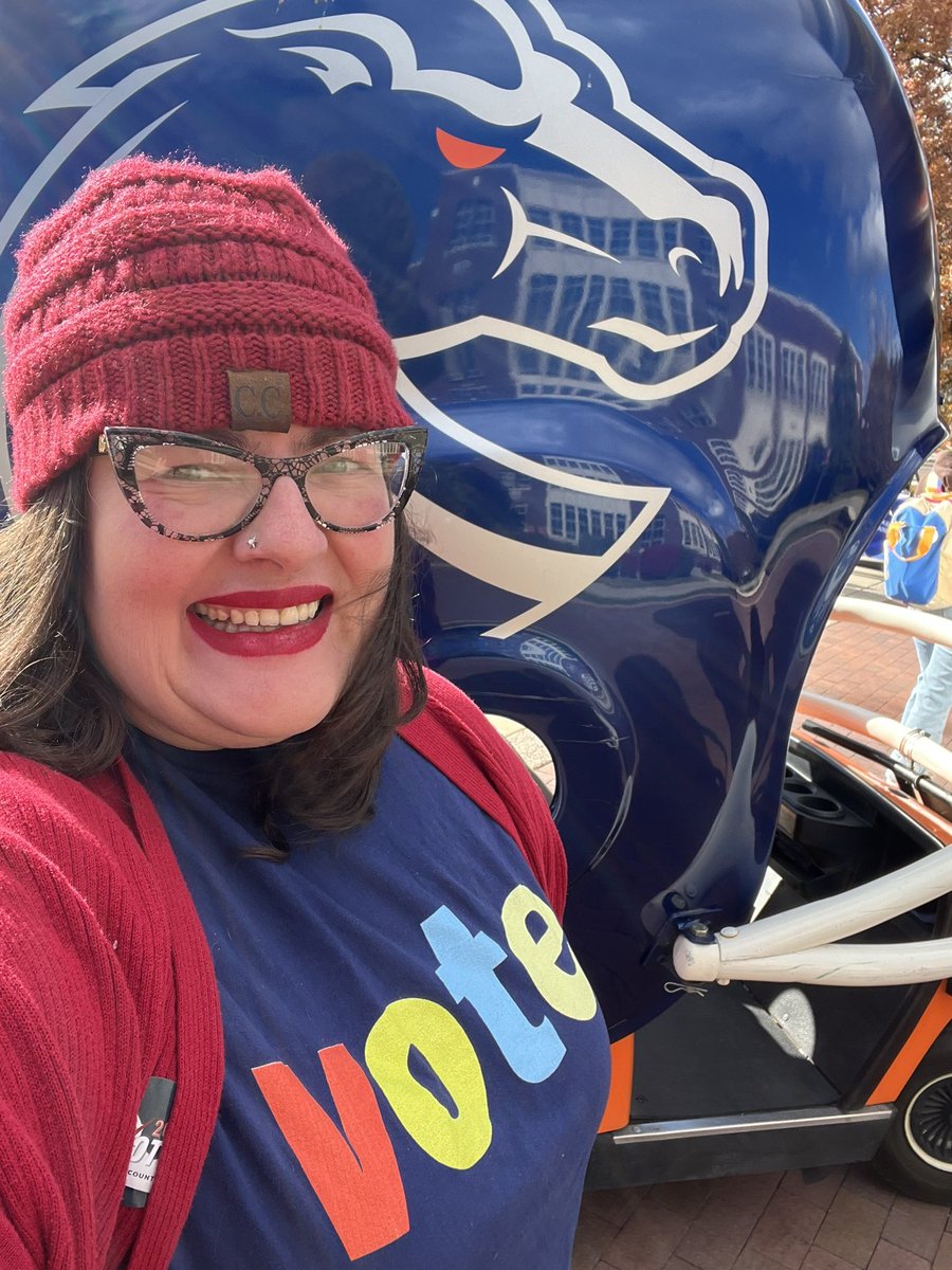 sweaver's tweet image. Proud of my alma mater (and employer) today @BoiseState! 💙🧡