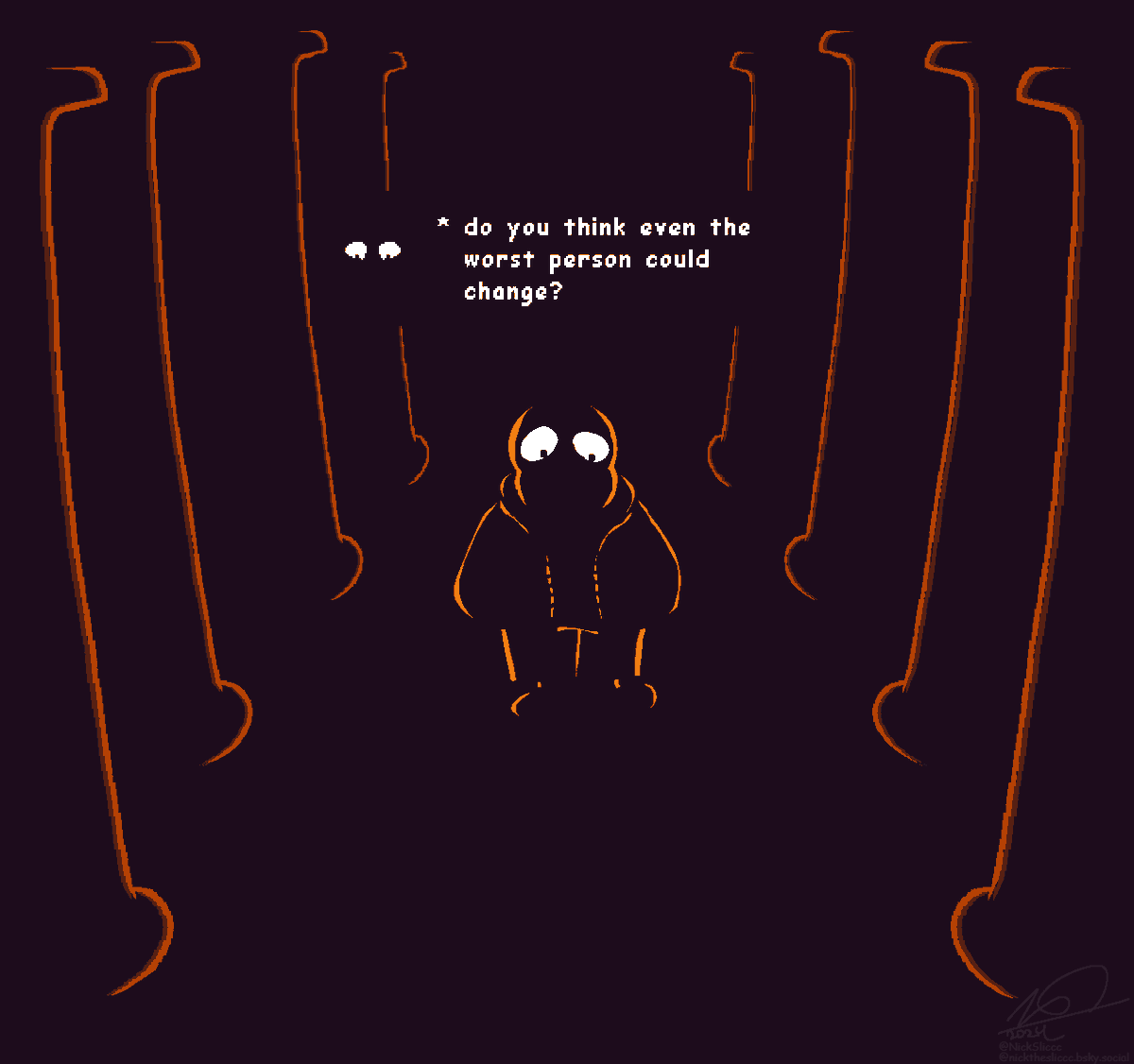 NickSliccc's tweet photo. there was a little glitch one day. #wikisans #undertale https://t.co/9H1Kzw2nBs